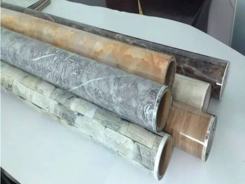 Marble design PVC decorative film