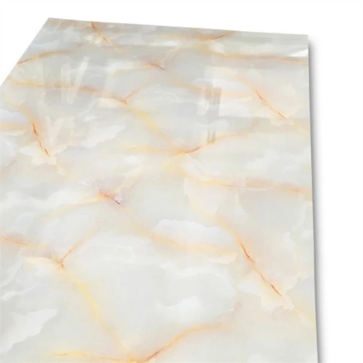 Plastic UV marble sheet wall decoration