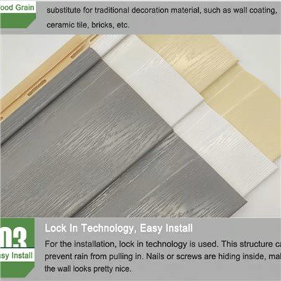 Зовнішня обшивка стін ПВХ вініловий сайдинг